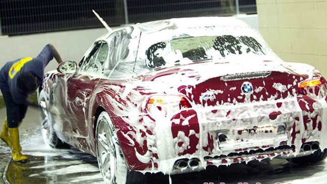 Phương pháp rửa xe bằng bọt tuyết