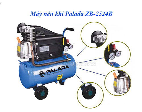 máy nén khí Palada - thiết bị hỗ trợ rửa xe được ưa chuộng hiện nay