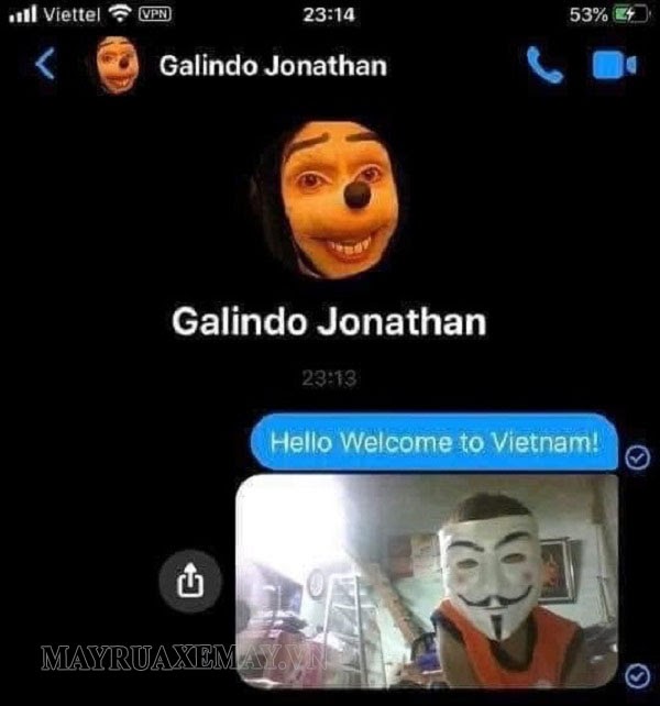 Jonathan Galindo khi xuất hiện tại Việt Nam