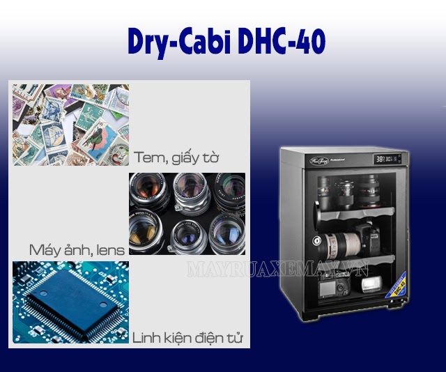 tủ chống ẩm máy ảnh 40 lít Dry-Cabi DHC-40