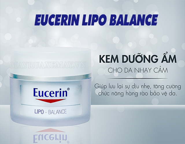 Eucerin Lipo Balance cấp ẩm cho làn da căng mướt
