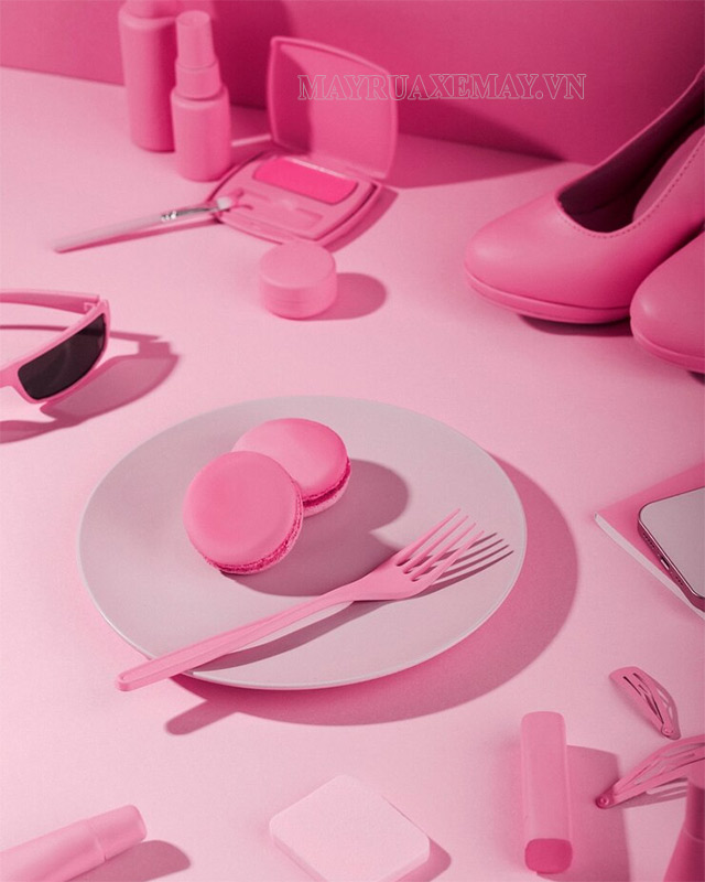 Màu hồng thường gặp trong các thiết kế sản phẩm cho nữ giới