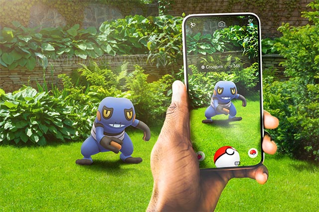 Pokemon Go là một ứng dụng của công nghệ thực tế ảo tăng cường AR